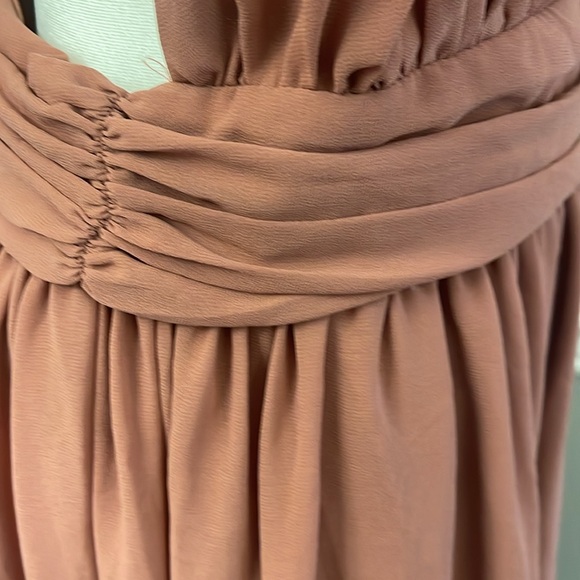 Ladies, very elegant mauve color summer dress size XL - Picture 7 of 12